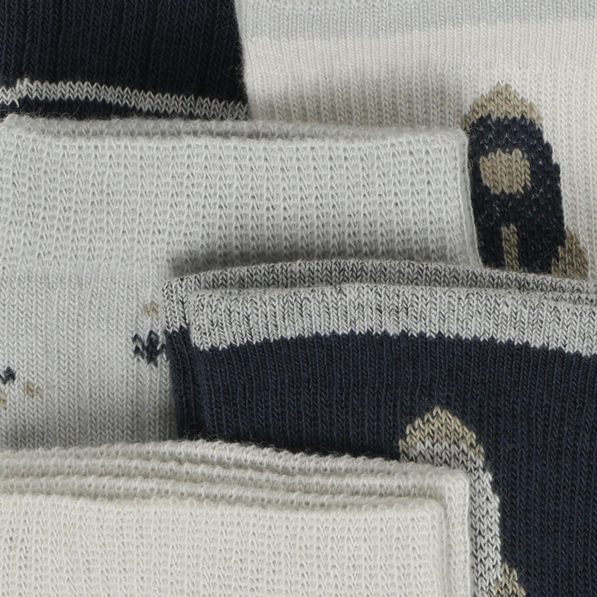 Minymo Willam Gray Strømper M/ Pattern 5-Pack