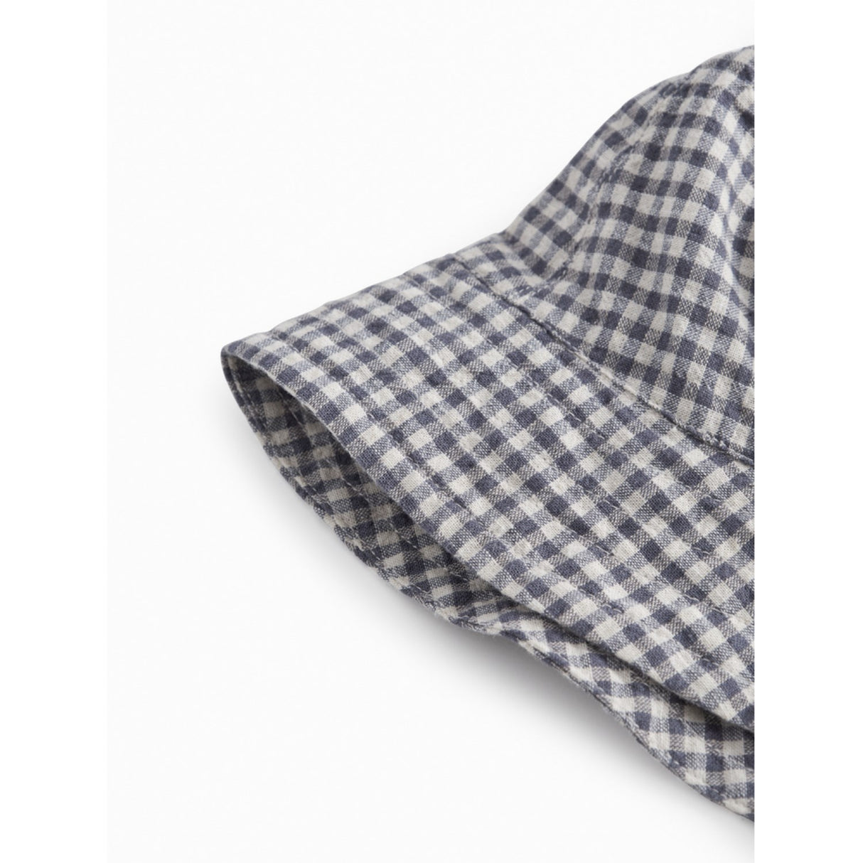 MarMar Cotton Linen Marine Check Arida Hue