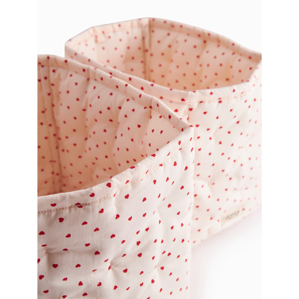 MarMar Cotton Percale Home Happy Hearts Nursery Opbevaring Bags