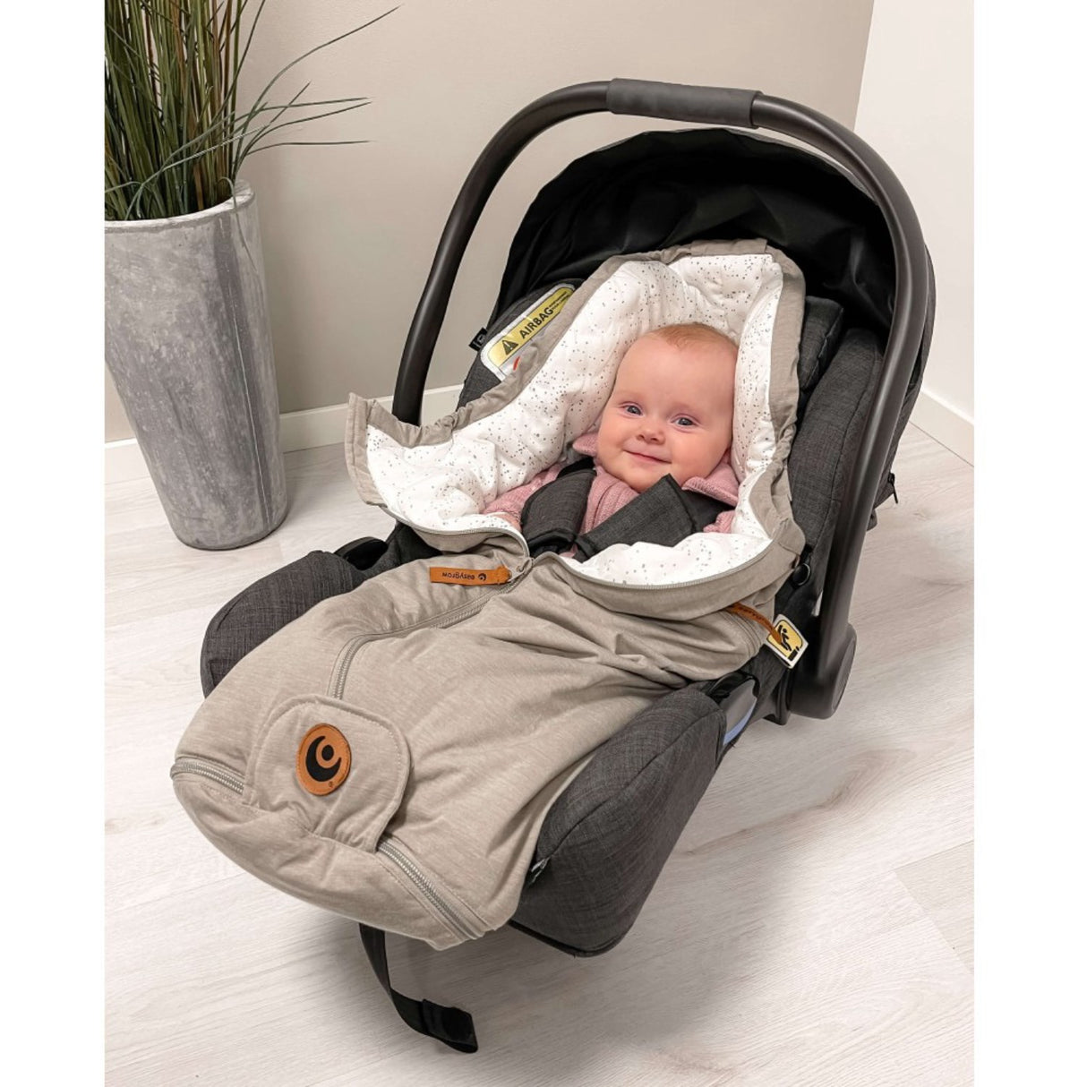 Easygrow Dark Grey LYNG Bil Sæde Taske