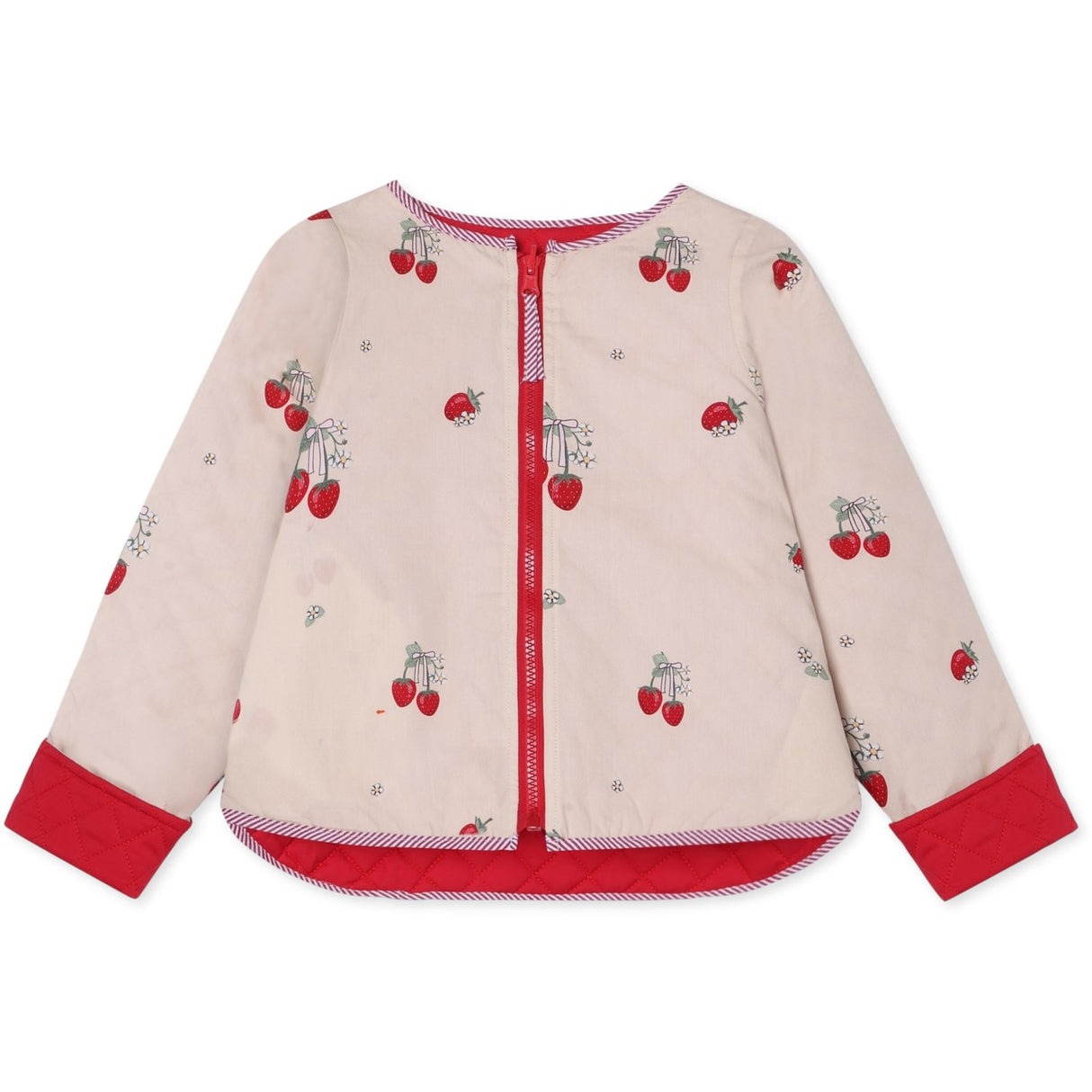 Fliink Sandshell Aop Kota Vendbar Strawberry Jakke