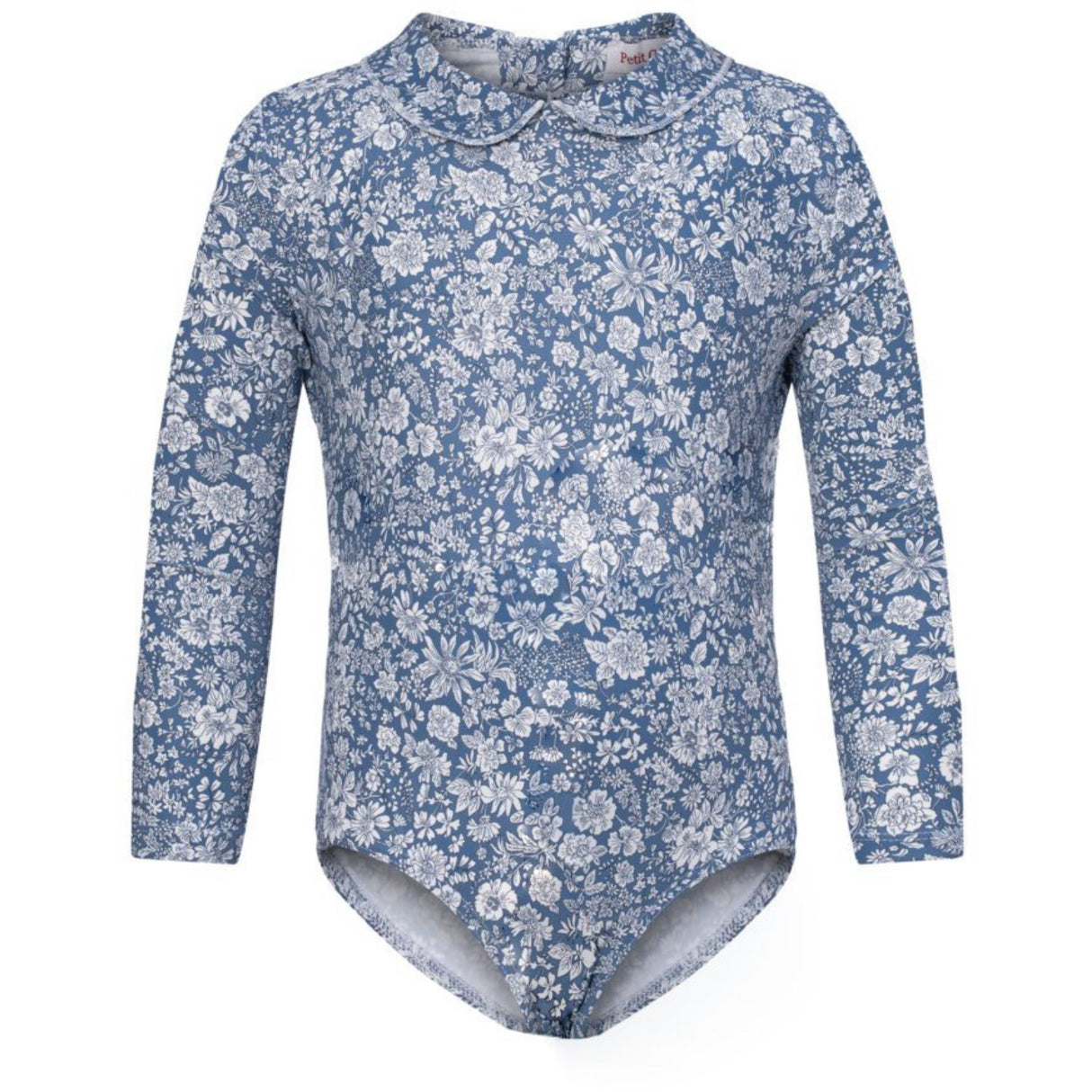 Petit Crabe Evening Sky (Made With Liberty© Fabric) Peeter Pan Badeheldragt L/S