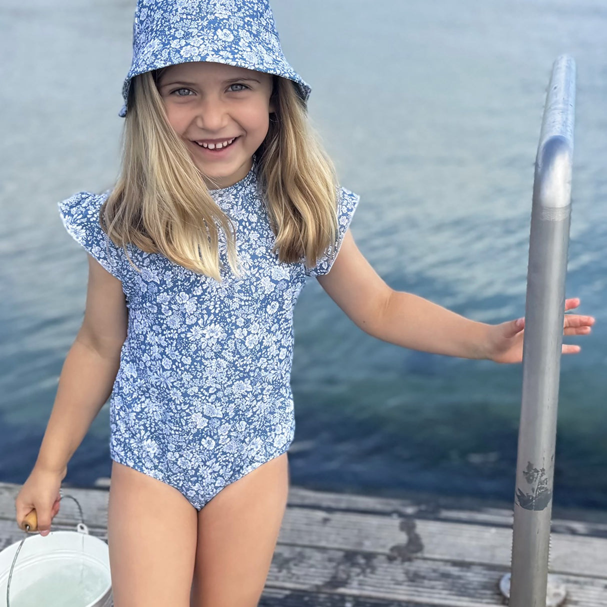 Petit Crabe Evening Sky (Made With Liberty© Fabric) Beaa Badedragt S/S