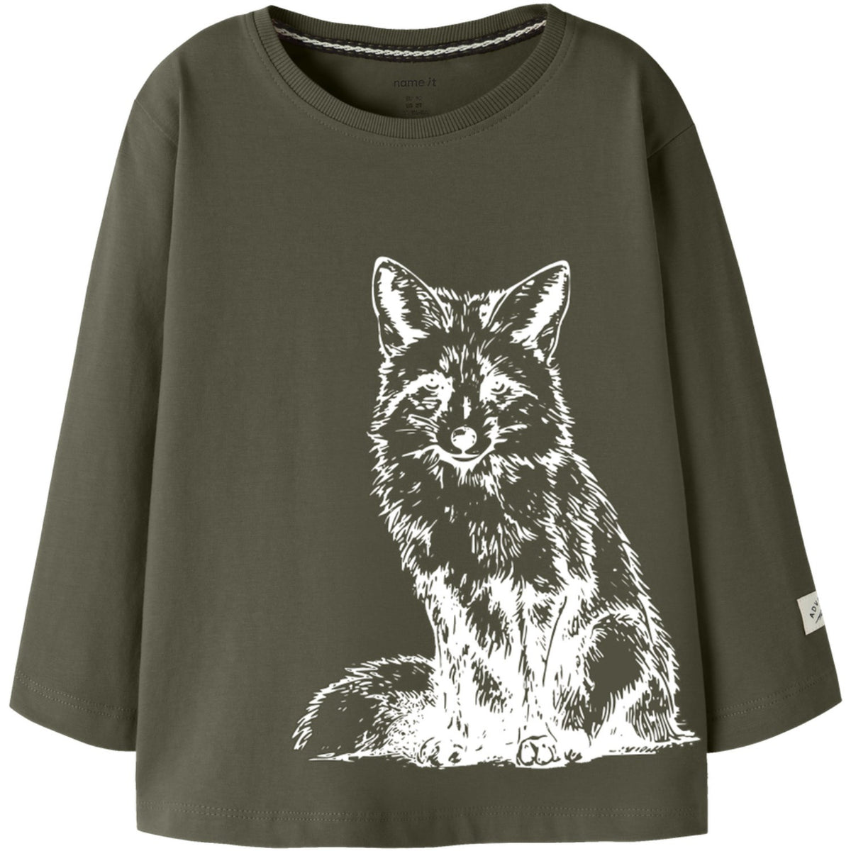 Name It Olive Night Nmmorlay Ls Nreg Top Æske