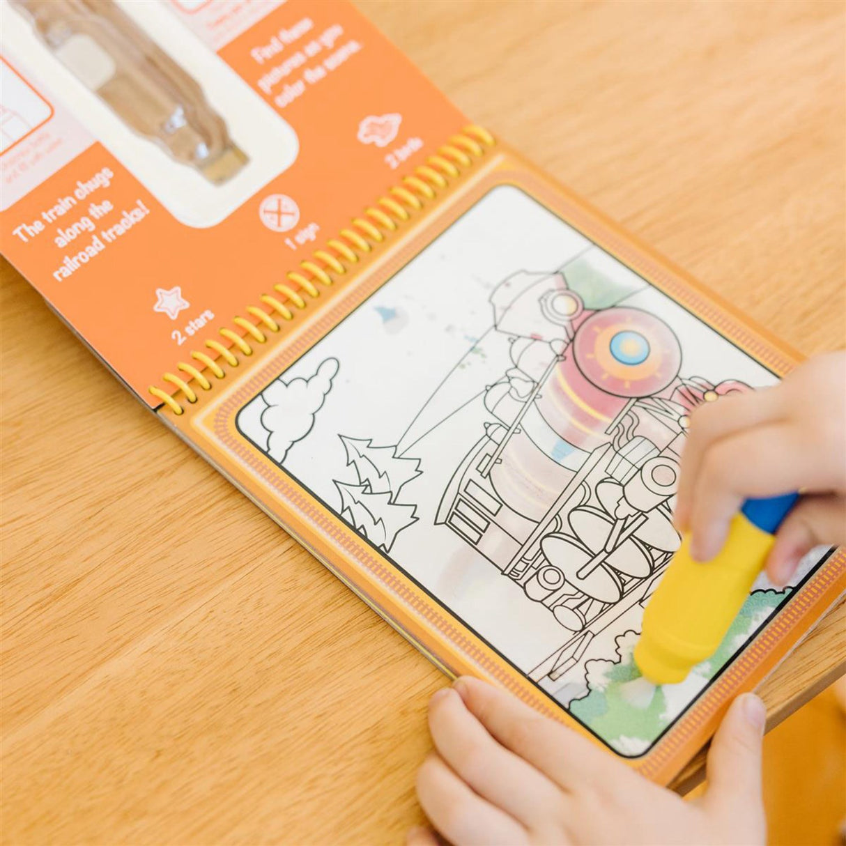 Melissa & Doug Gul Water Wow! Water-Reveal Pad Køretøjer