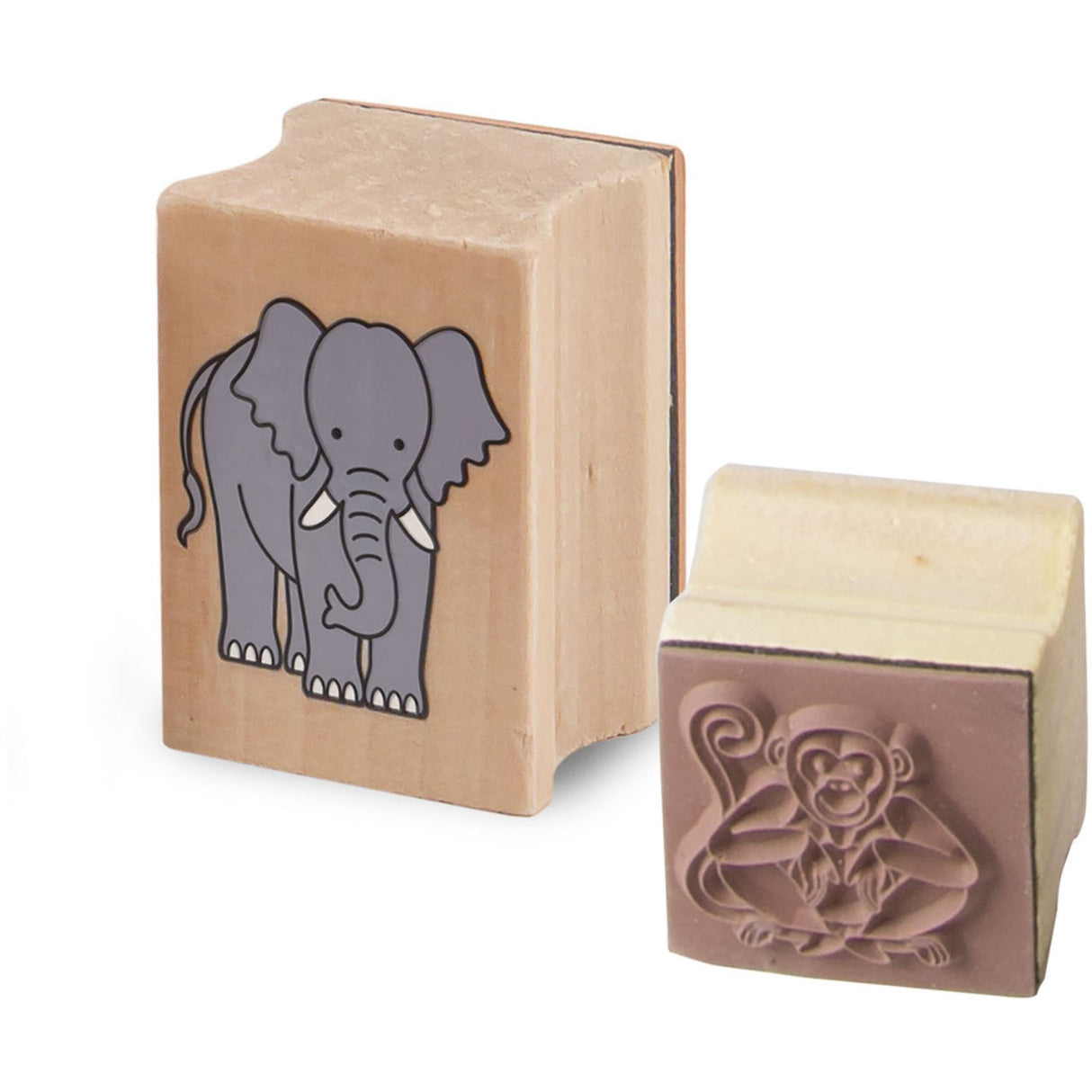 Melissa & Doug Multifarvet Wooden Stamp Set Regnskov