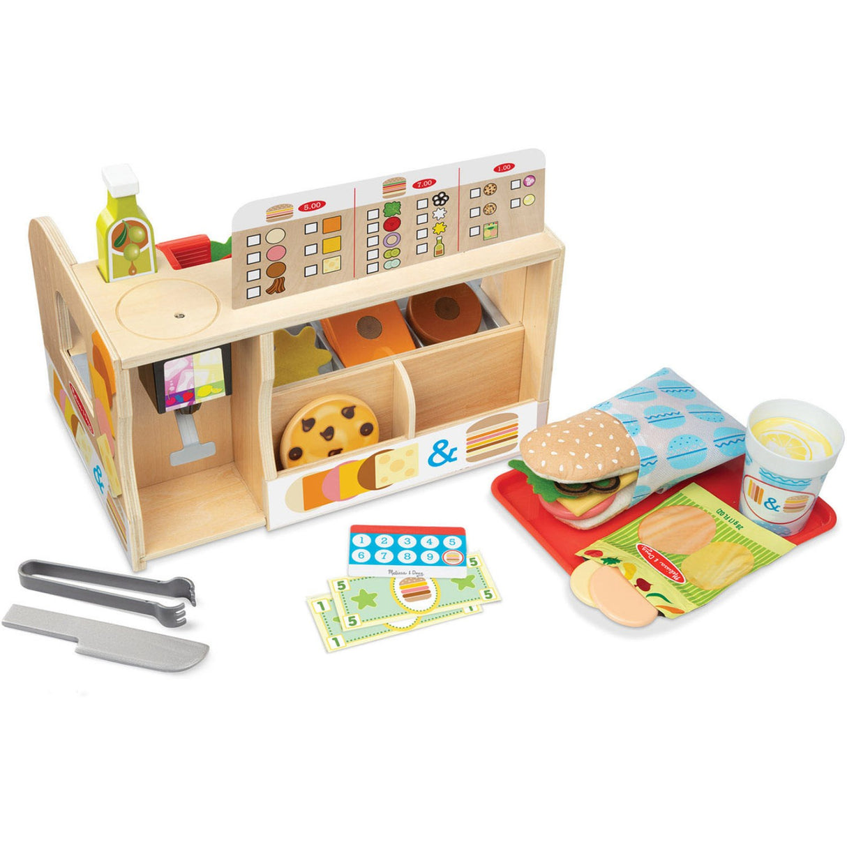Melissa & Doug Multifarvet Sandwich-Disk Sæt Med 52 Dele