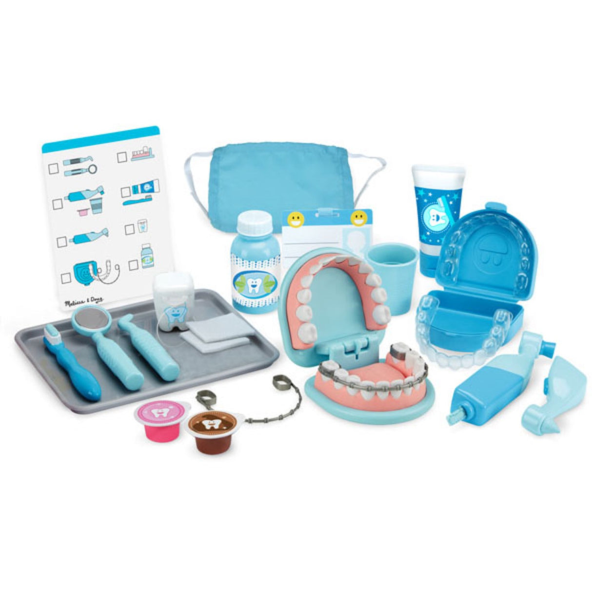 Melissa & Doug Multifarvet Legetøj Super Smile Dentist Play Set