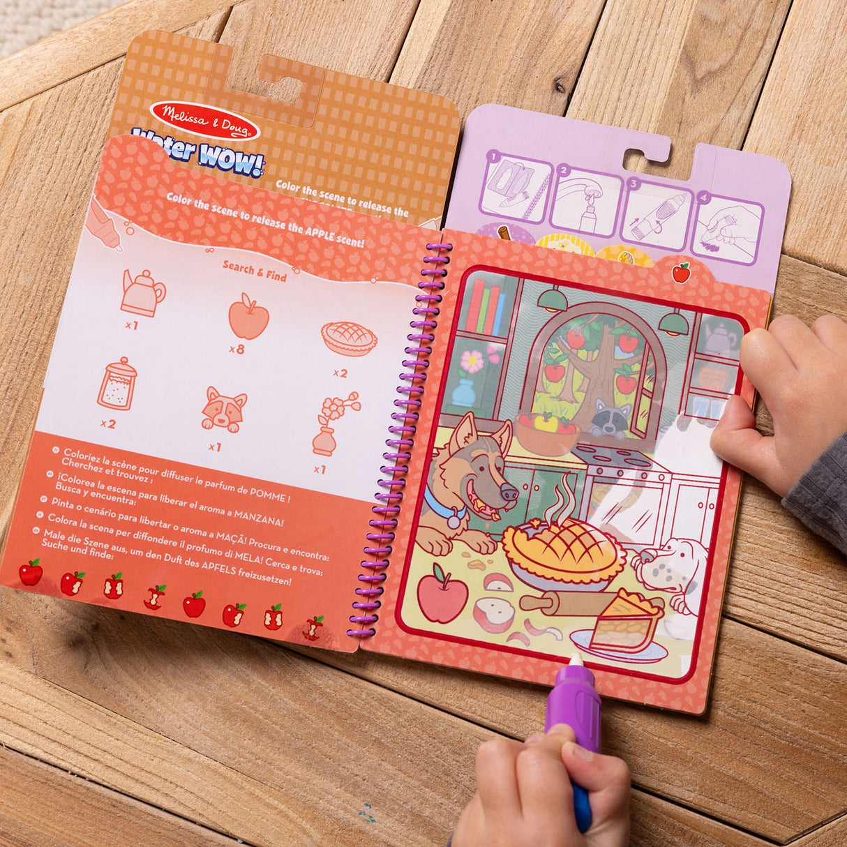 Melissa & Doug Lilla Malebog "Water Wow!" Snackdufte