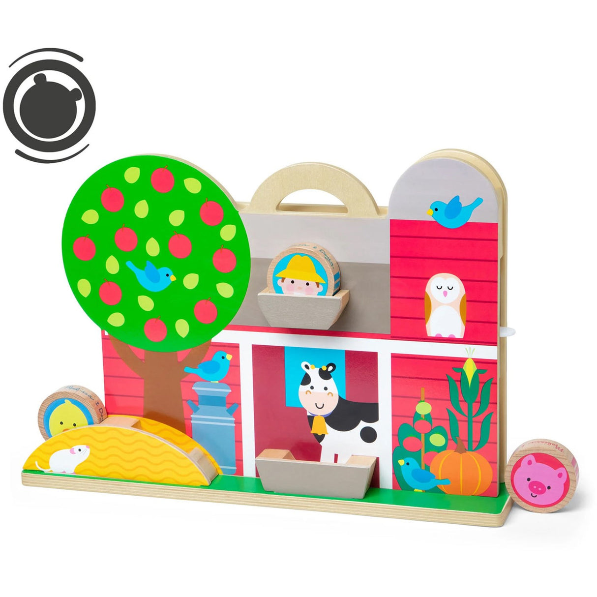 Melissa & Doug Multifarvet Legetøj - Go Tots - Bondegårds Tumlesæt