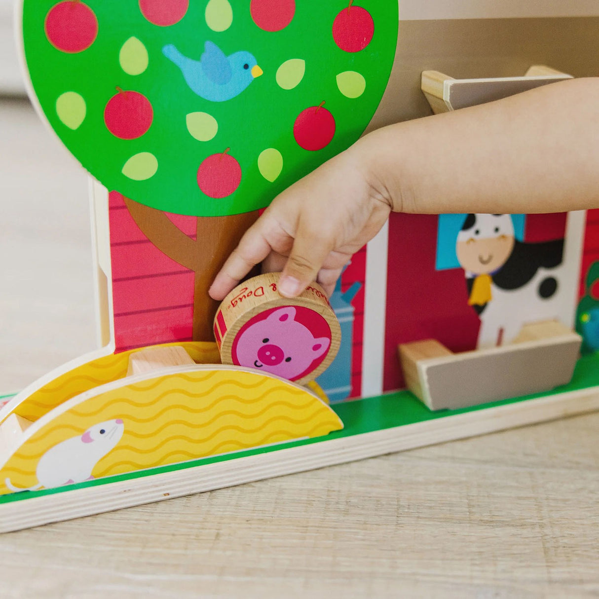 Melissa & Doug Multifarvet Legetøj - Go Tots - Bondegårds Tumlesæt