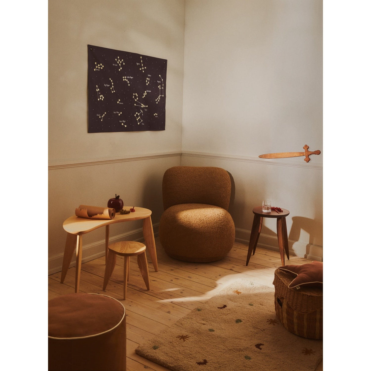 Ferm Living Natural Ash Feve Kids Skrivebord