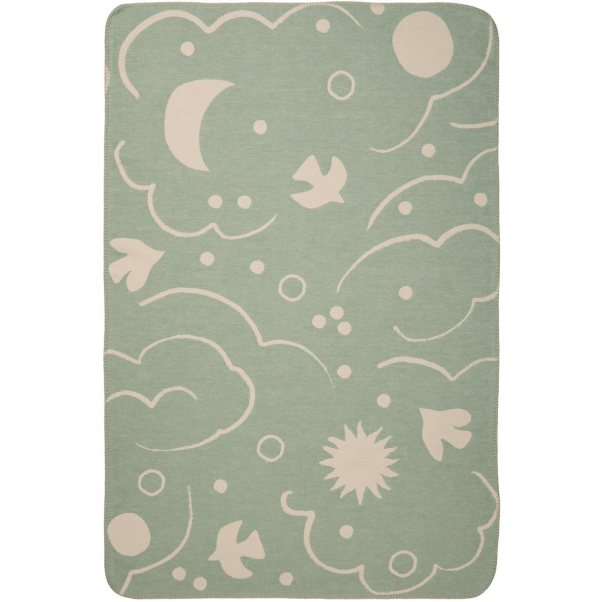Ferm Living Tea Green/Parchment Skye Tæppe