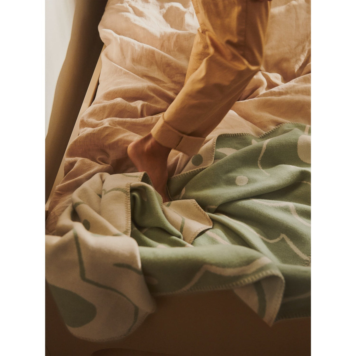 Ferm Living Tea Green/Parchment Skye Tæppe