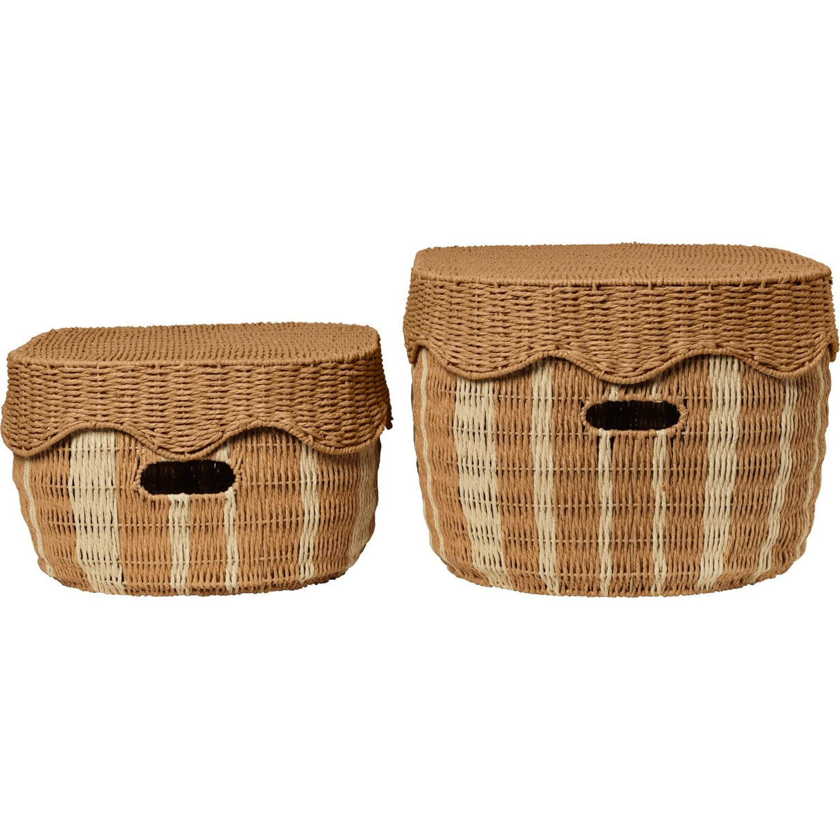 Ferm Living Natural/Off-white Rivan Opbevaringskurve 2 Pak
