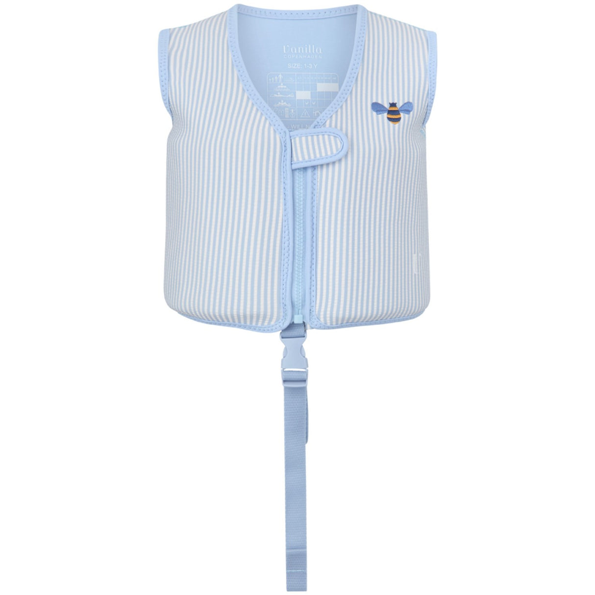 Vanilla COPENHAGEN Blue Honeybee Svømmevest Neoprene Seersucker