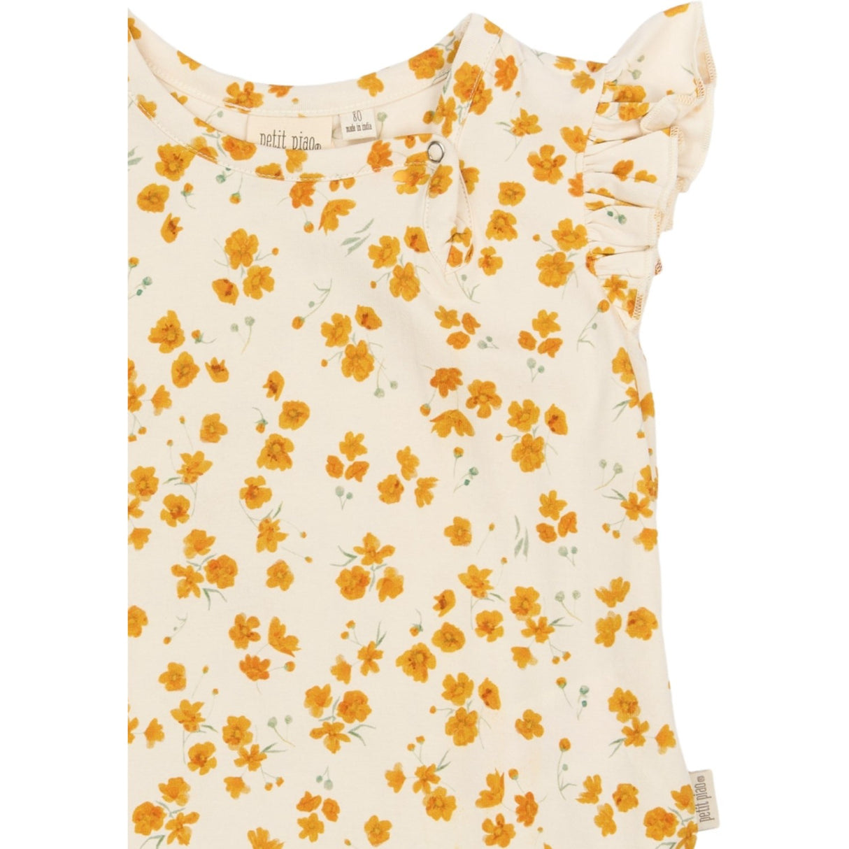 Petit Piao Eggnog Buttercup Aop Ppsun S_L Kjole