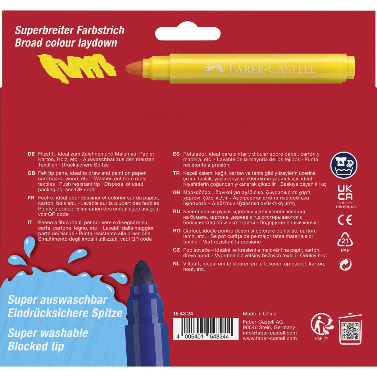 Faber-Castell Jumbo Tusser 24 Stk