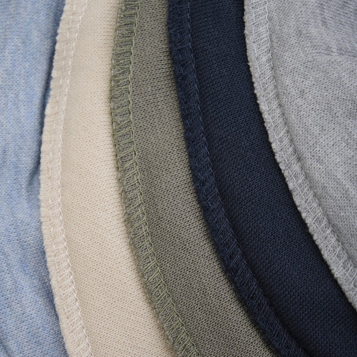 Pippi Blue Fog Bandana Hagesmæk - Solid (5-Pack)