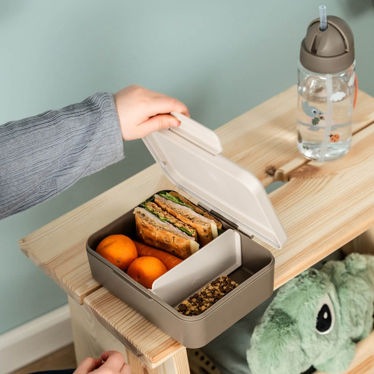 DonebyDeer Sand Tiny Trails Lunch Æske Med Divider