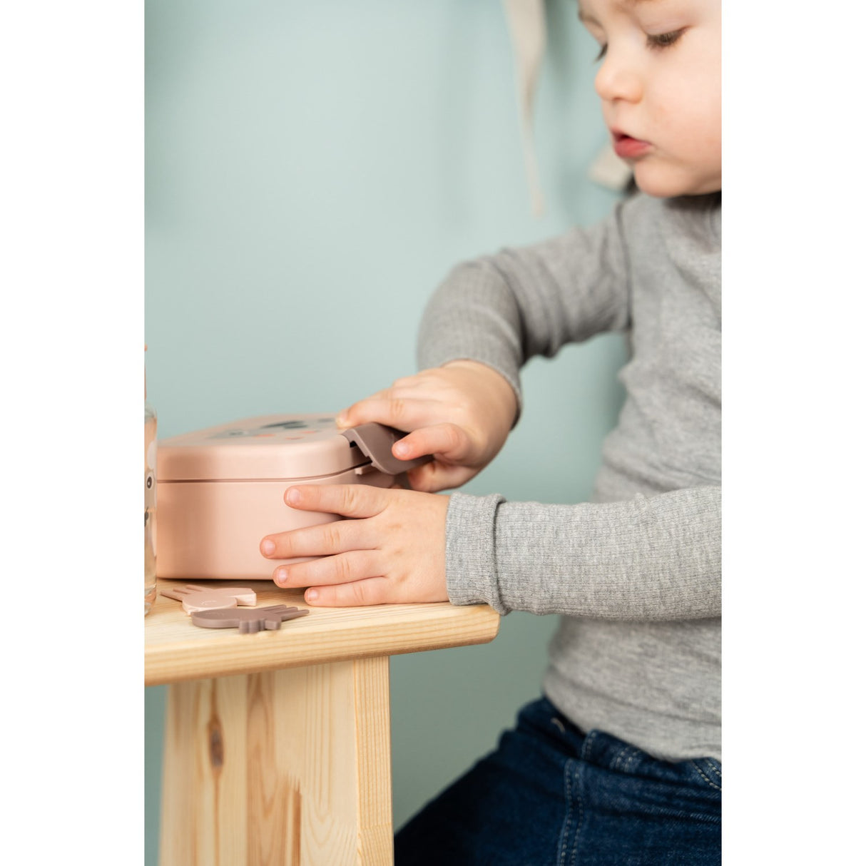 DonebyDeer Powder Tiny Farm Tiny Madkasse Med Snack Picks