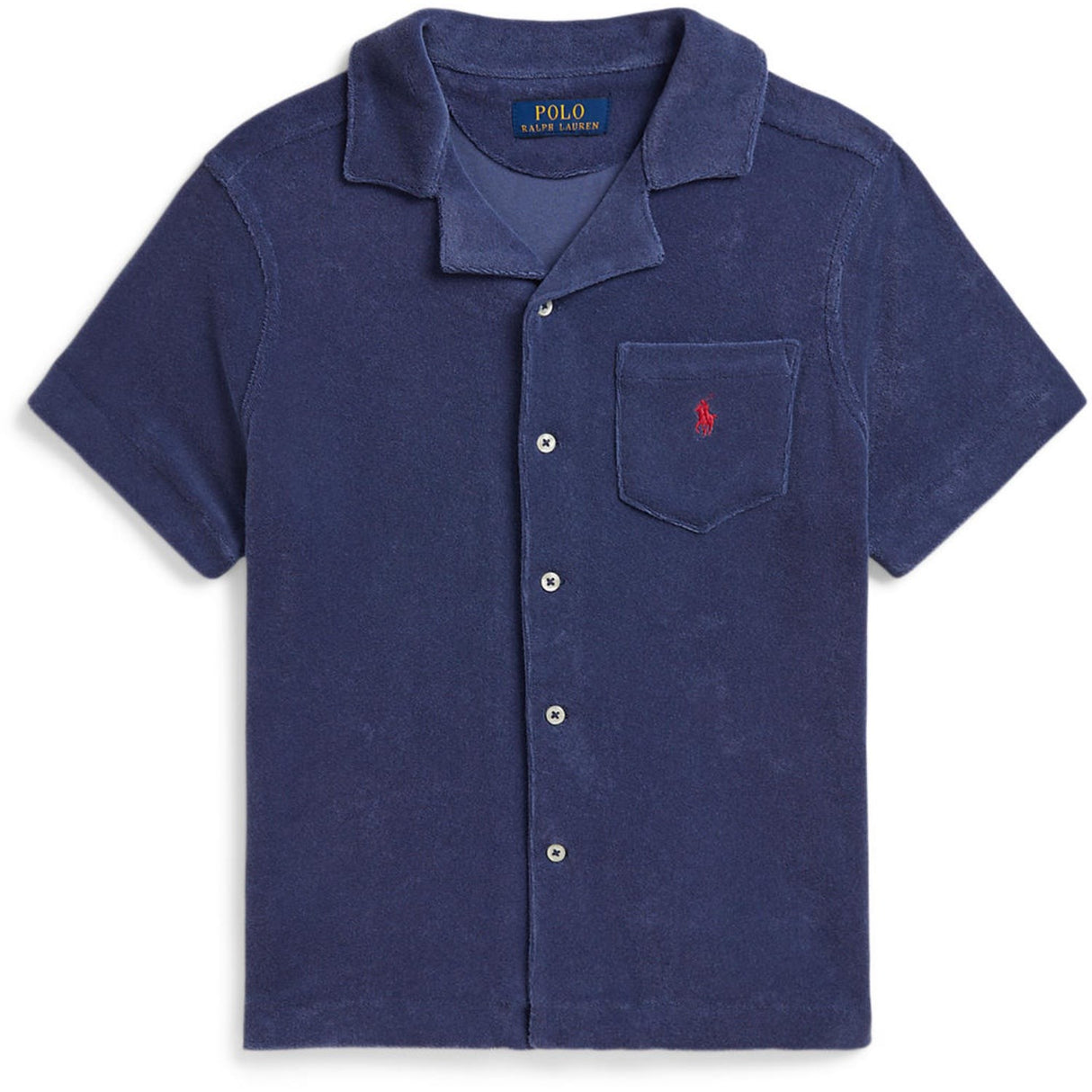 Polo Ralph Lauren Light Navy Knap Front Skjorte