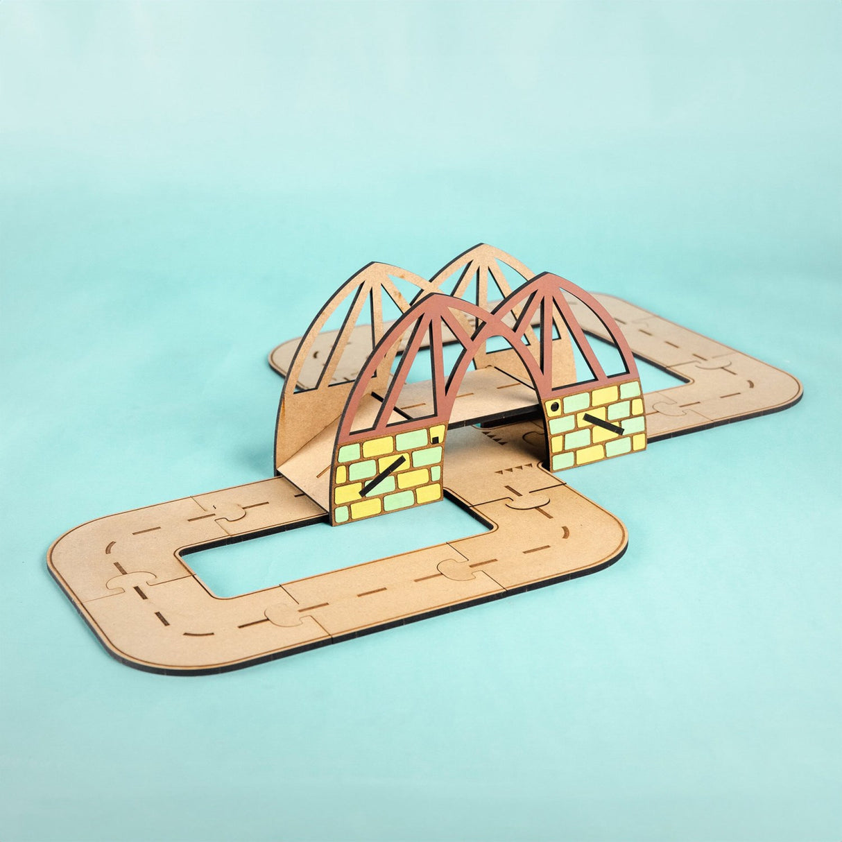 Crateit Town Wooden Legetøj Dreamy Drawbridge