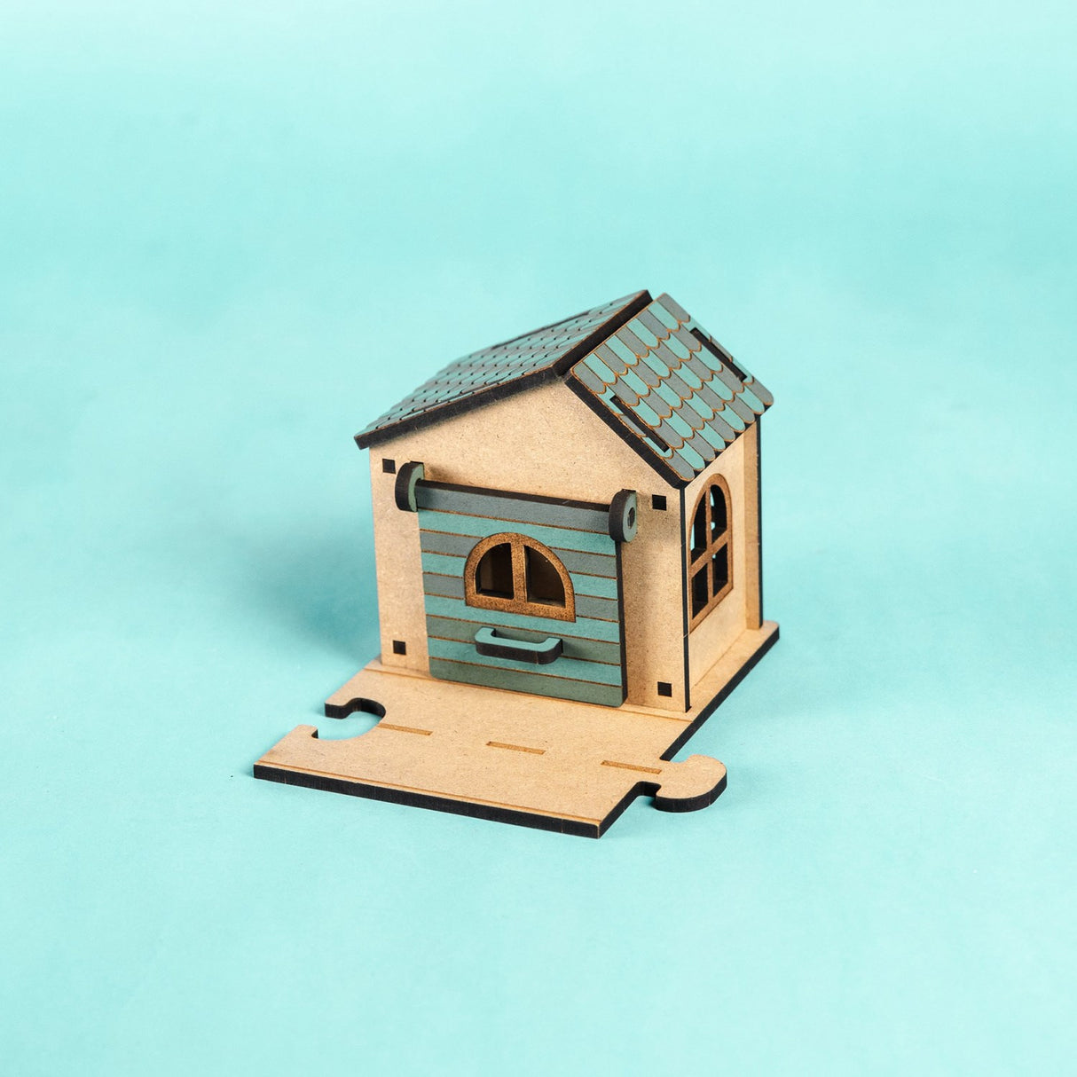 Crateit Town Wooden Legetøj Crossroad Cottage