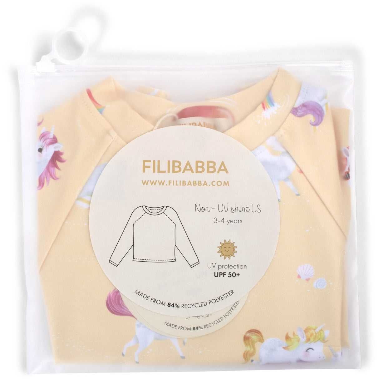 FILIBABBA Unicorn Shores Nor Uv Bluse Ls