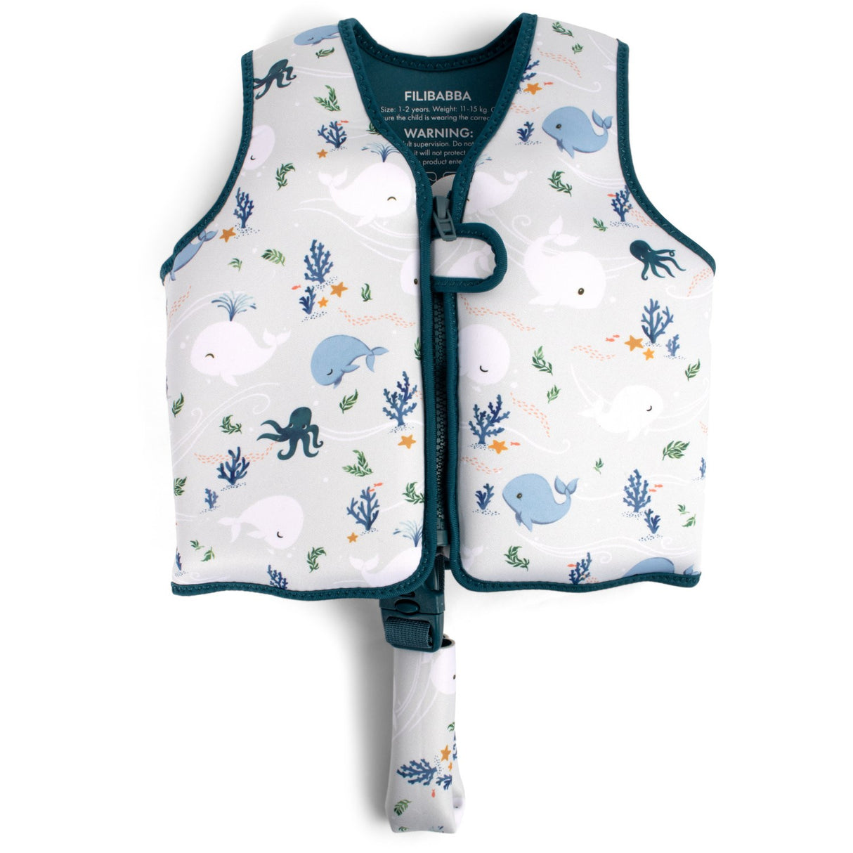FILIBABBA Christian's Whale Tales Svømmevest