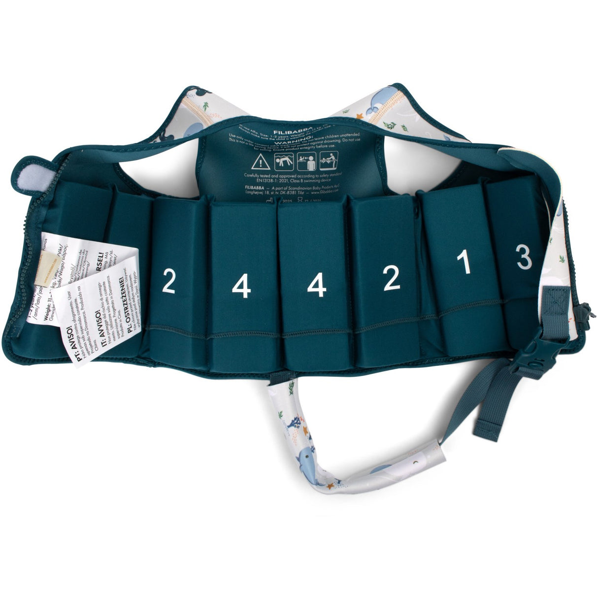 FILIBABBA Christian's Whale Tales Svømmevest