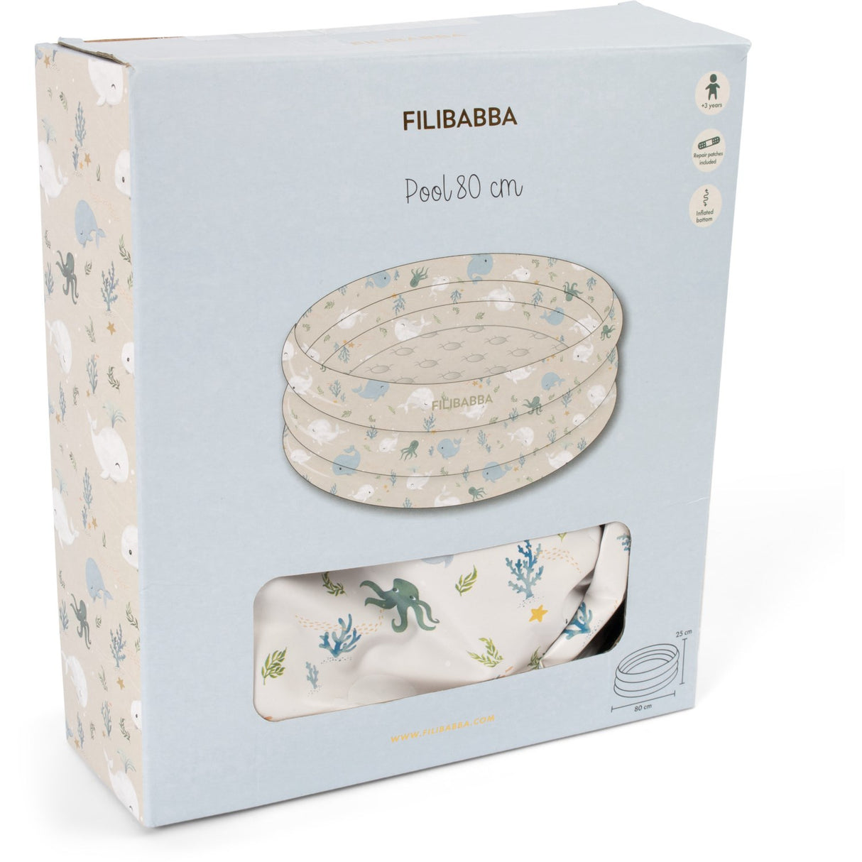 FILIBABBA Christian's Whale Tales Alfie Badebassin