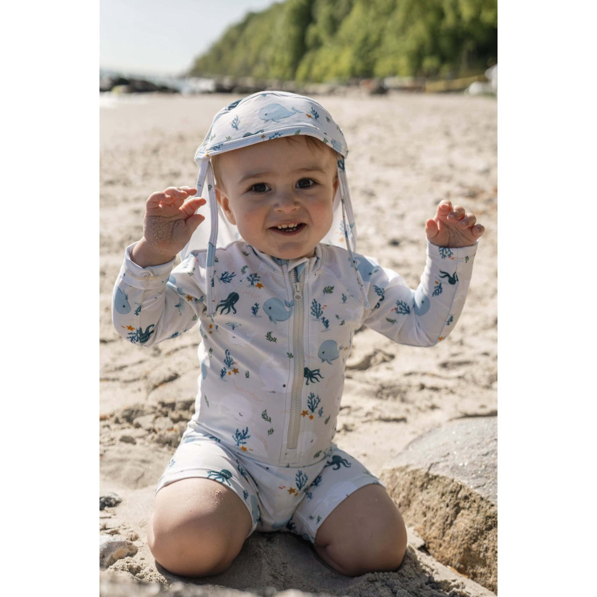 FILIBABBA Christian's Whale Tales Lykke Uv Solhat 1-3 År