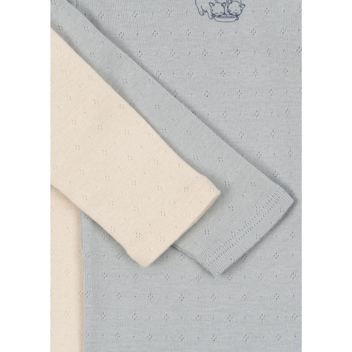 Konges Sløjd Buttercream/Pearl Blue Fanga Fontana Perla 2 Pak Ls Body Ocs