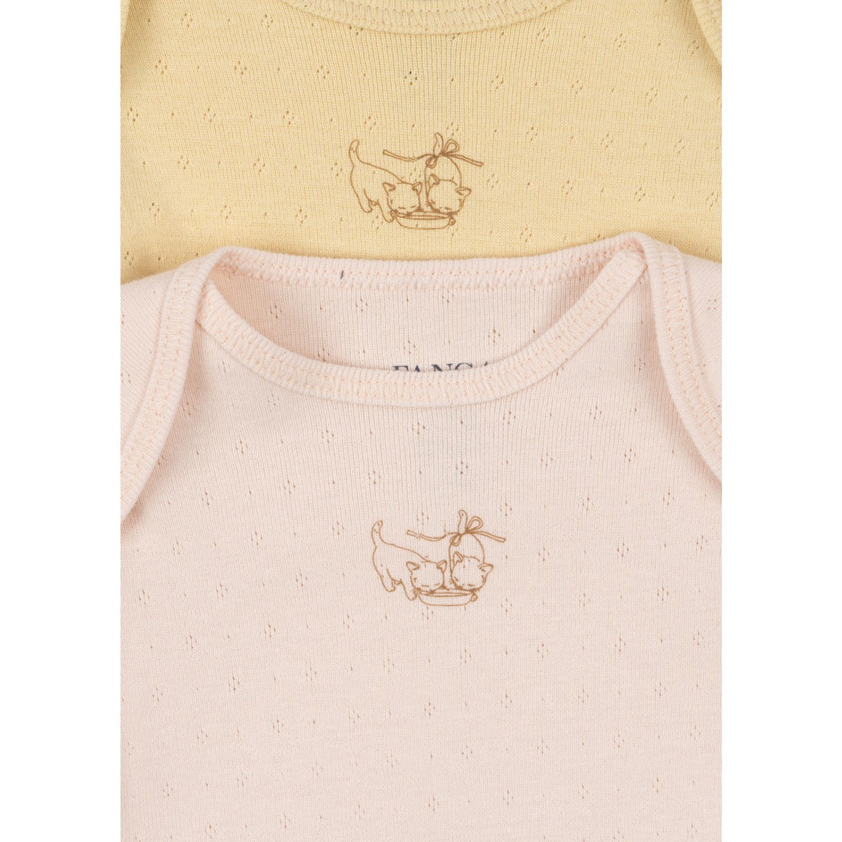 Konges Sløjd Banana Crepe/Creole Pink Fanga Fontana Perla 2 Pak Ls Body Ocs
