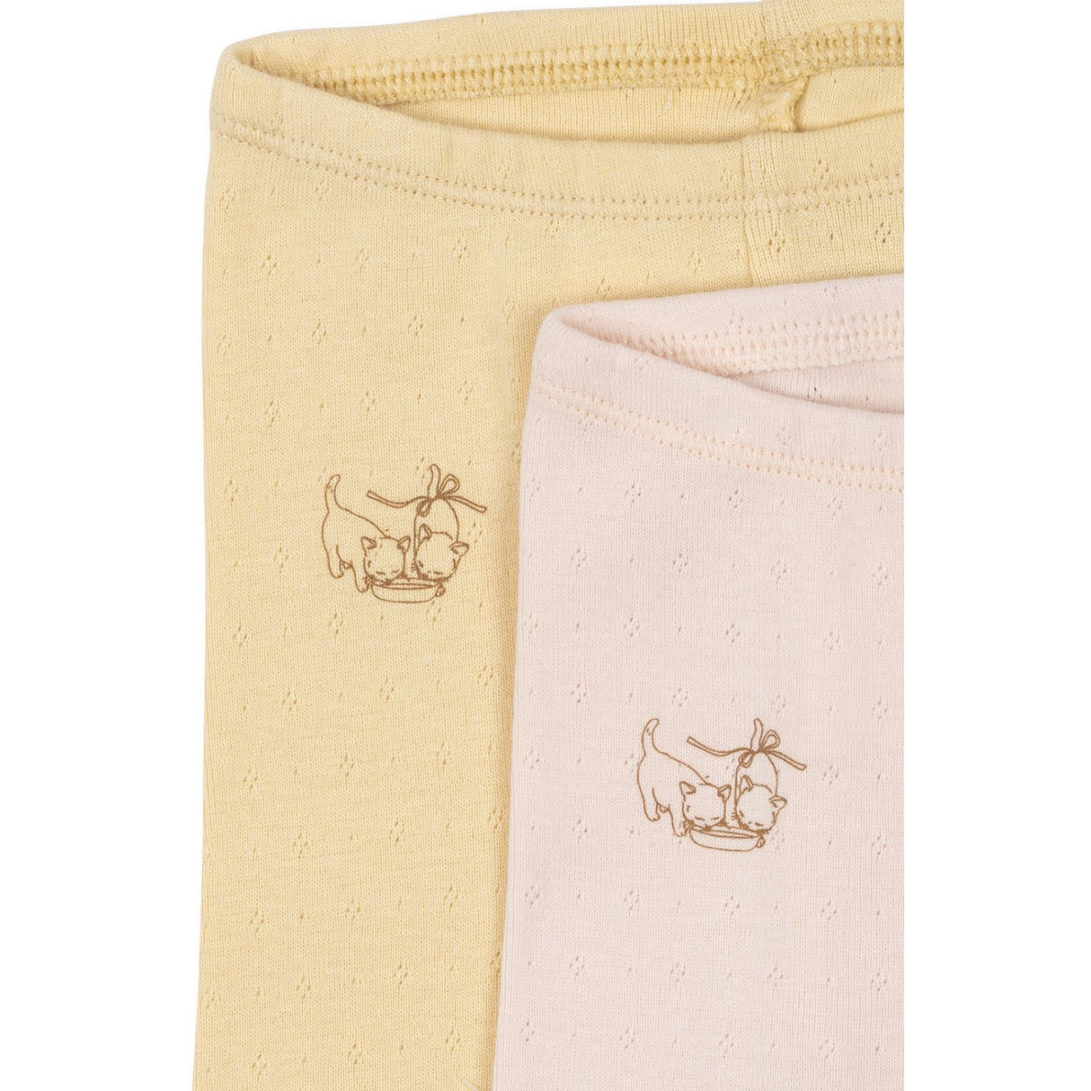 Konges Sløjd Banana Crepe/Creole Pink Fanga Fontana Perla 2 Pak Bukser Ocs