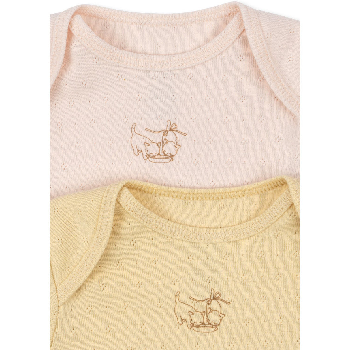 Konges Sløjd Banana Crepe/Creole Pink Fanga Fontana Perla 2 Pak Ss Body Ocs