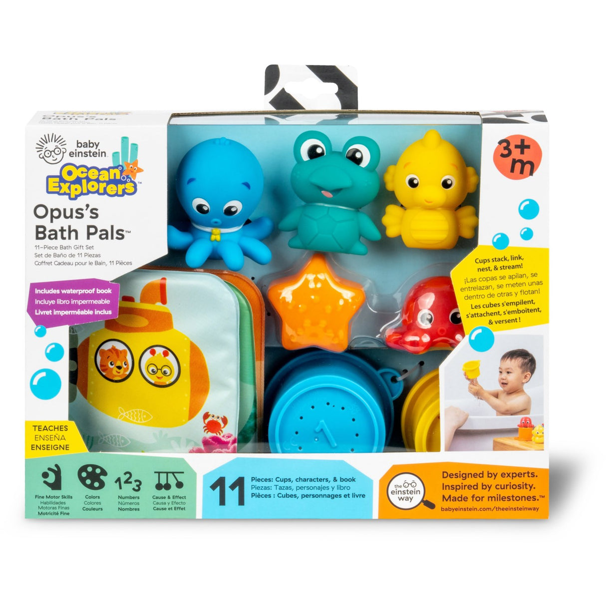 Baby Einstein Opus Bath Pals™ 11-Piece Bath Gave Sæt