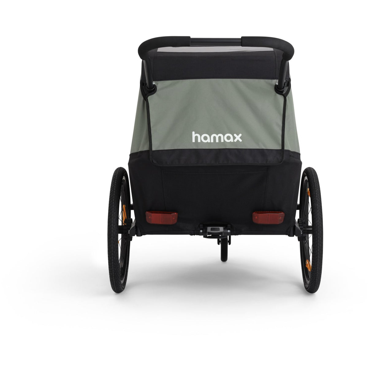 Hamax Khaki Green/Black Traveller Bicycle Trailer Dobbelt