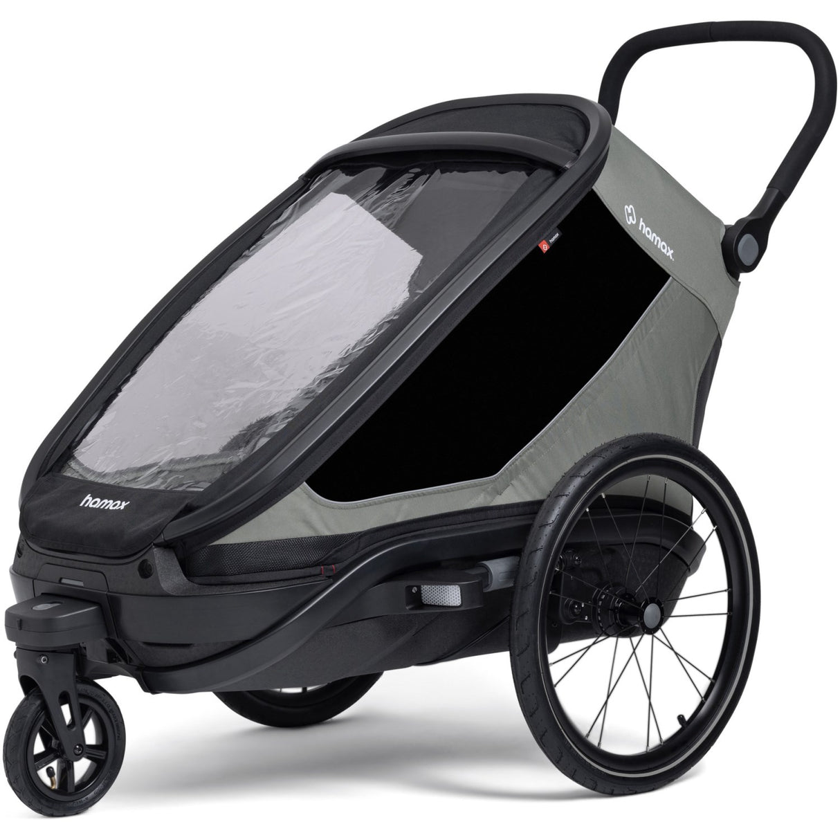 Hamax Cykelanhænger Outback Next Enkelt Green/Black