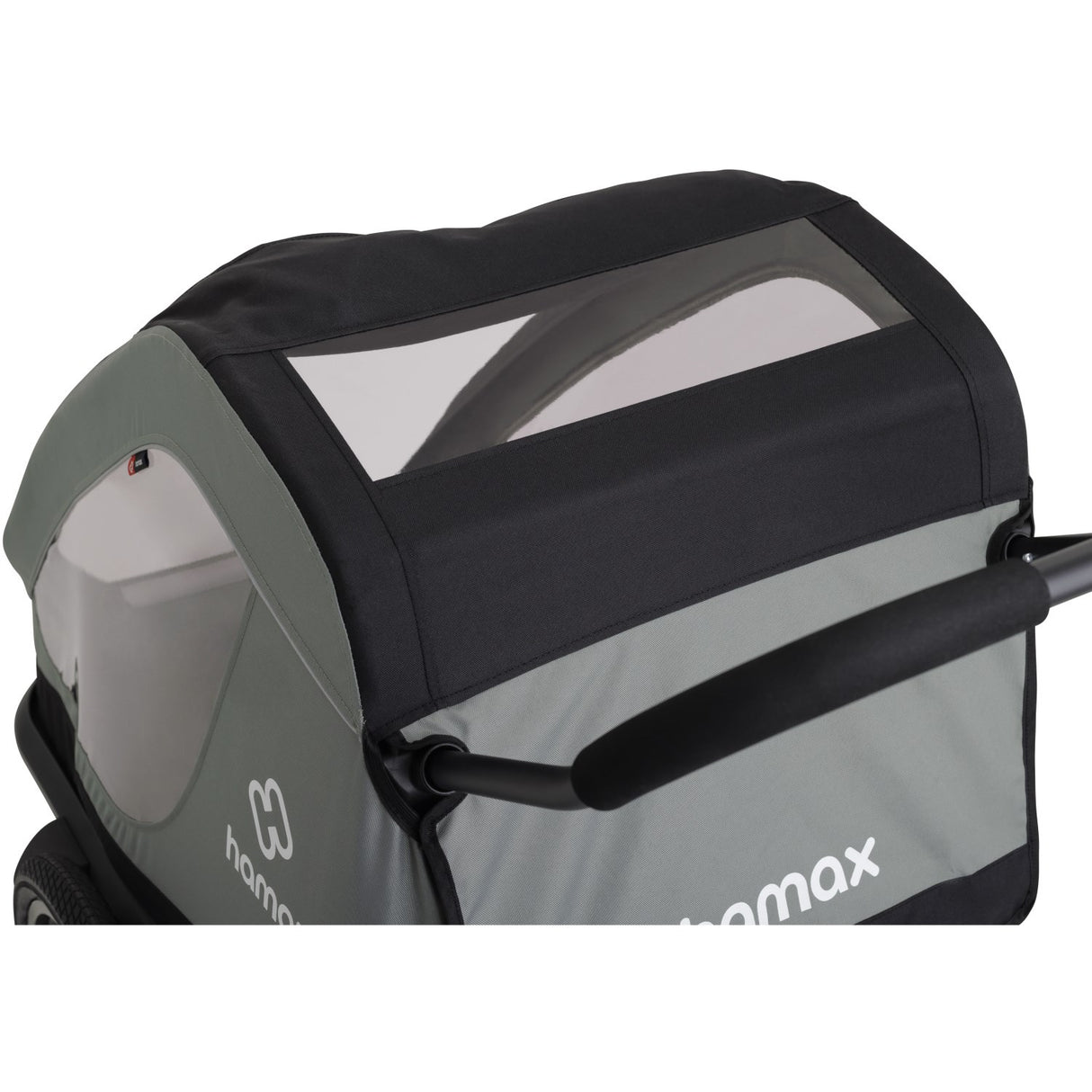 Hamax Khaki Green/Black Traveller Bicycle Trailer Dobbelt