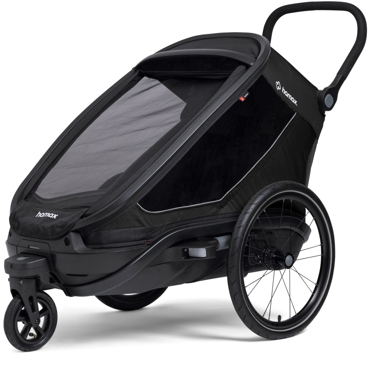 Hamax Cykelanhænger Outback Next Enkelt Black