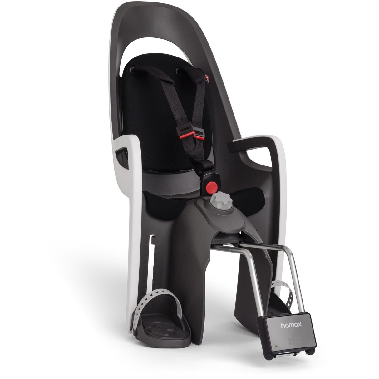 Hamax White/Black Padding Caress Child Bike Sæde Frame Mounted