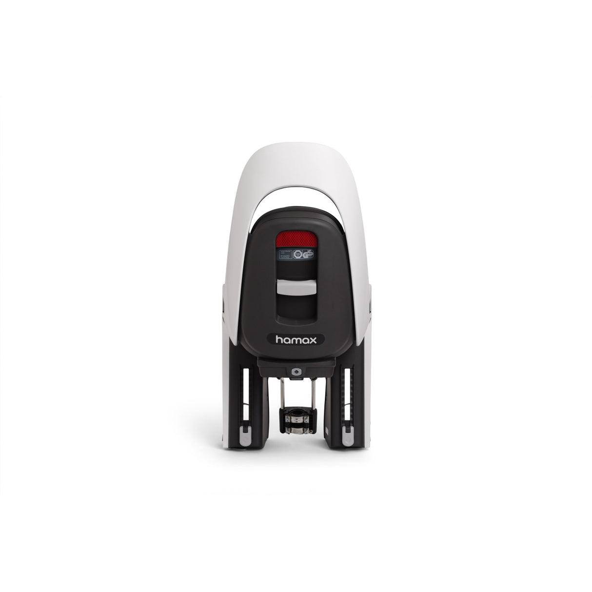 Hamax White/Black Padding Caress Child Bike Sæde Frame Mounted