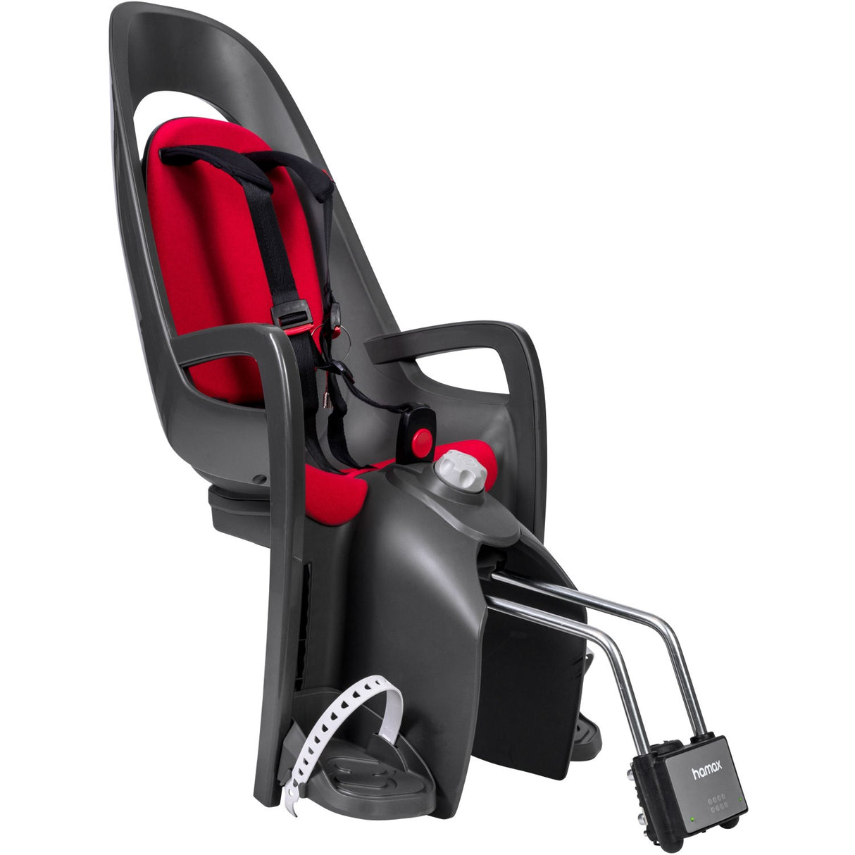 Hamax Dark Grey/Red Padding Caress Child Bike Sæde Frame Mounted
