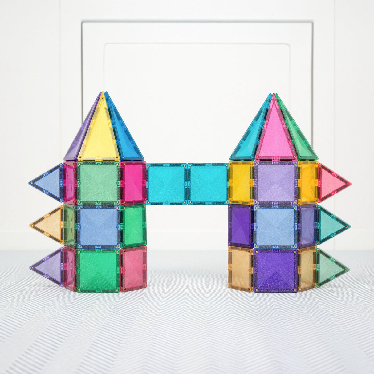 Connetix Multicolour Glitter Castle Pak