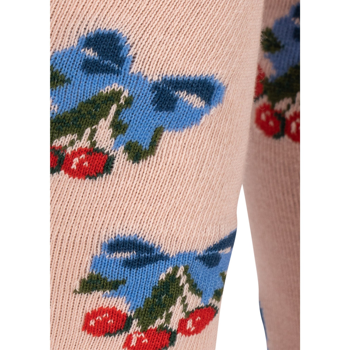 Konges Sløjd Amarena/Tramonto 2 Pak Flower Og Cherry Jacquard Strømpebukser
