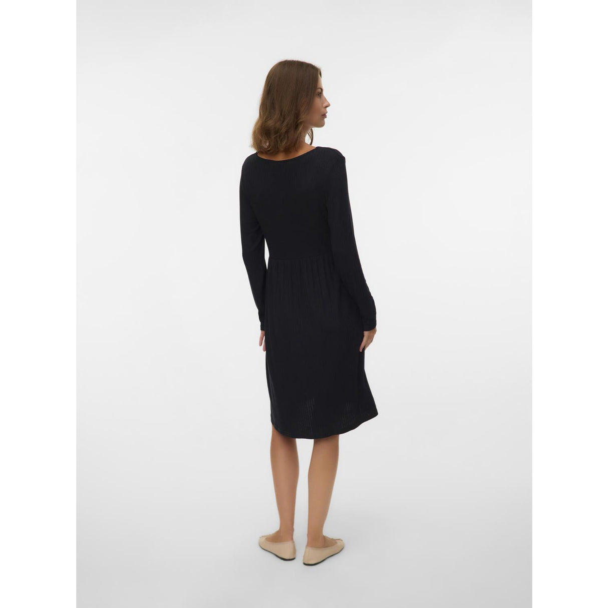Mama;licious Black Mltrinity Tess Abk Ls Jrs Kjole 2F