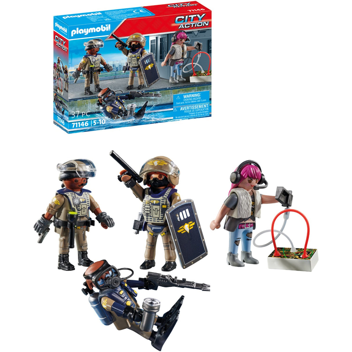 Playmobil® Tactical Unit Figur Sæt