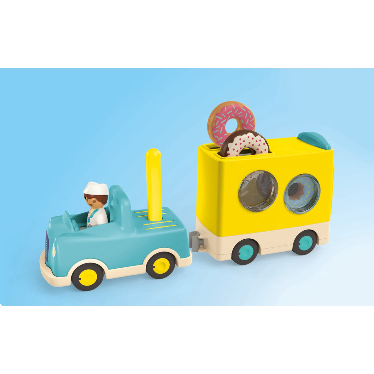 Playmobil® Junior Crazy Donut Lastbil With Stacking And Sorting Feature